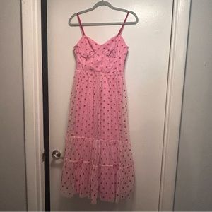 Betsey Johnson heart-pattern dress